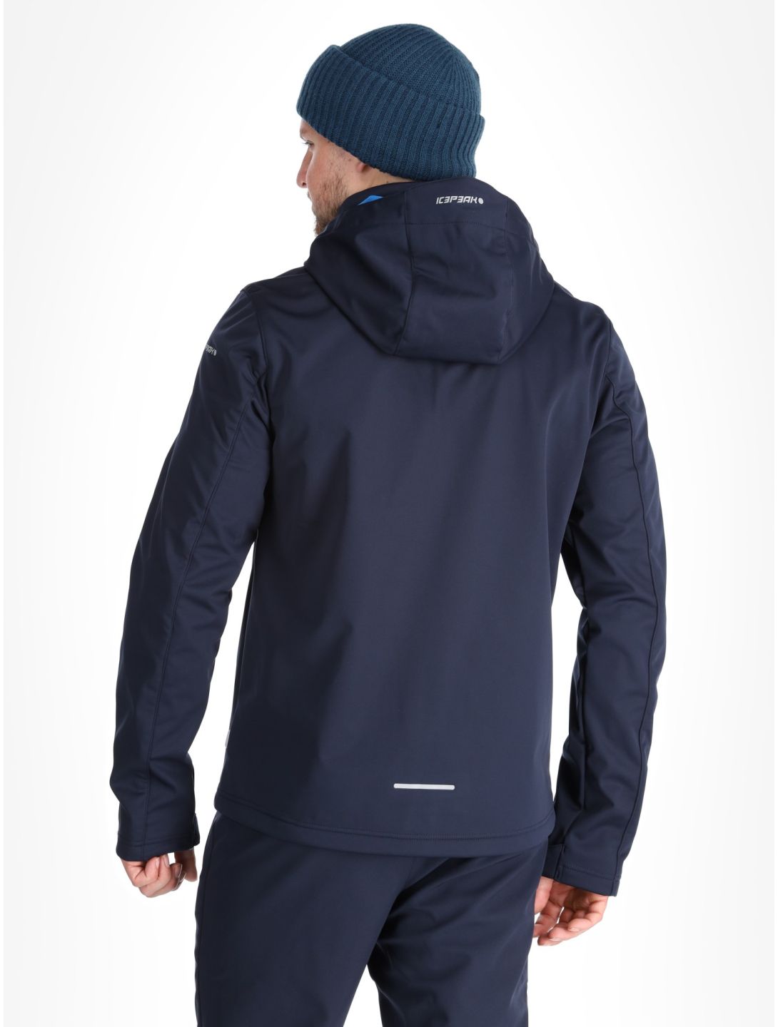 Icepeak, Biggs softshell ski jacket men Blauw blue 