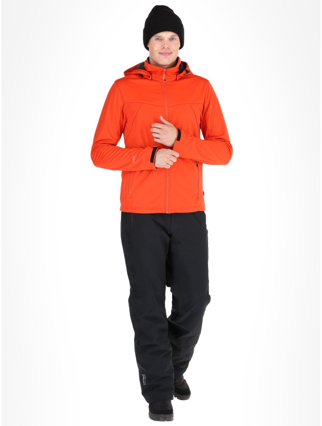 Icepeak, Biggs softshell ski jacket men Orange orange 