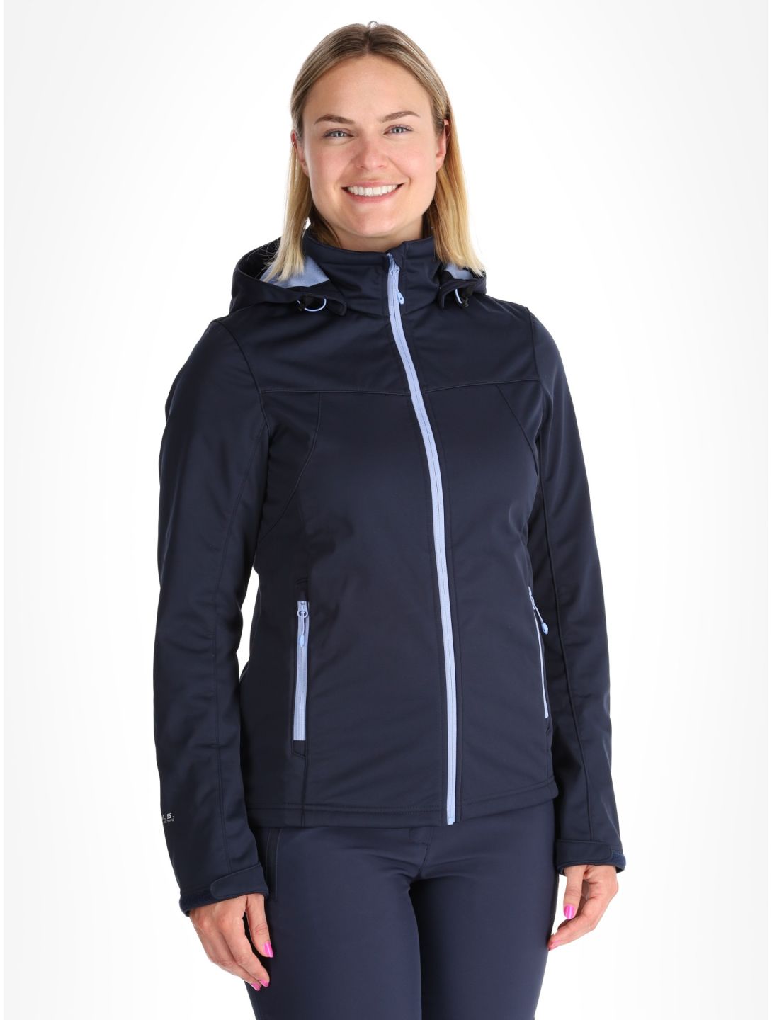 Icepeak, Boise softshell ski jacket women Blue blue 