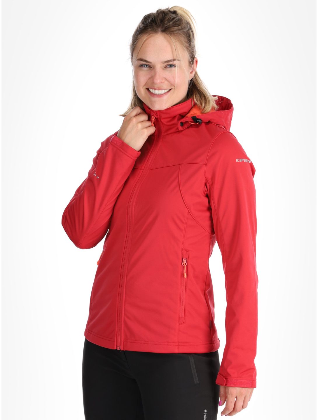 Icepeak, Boise softshell ski jacket women Cranberry red 