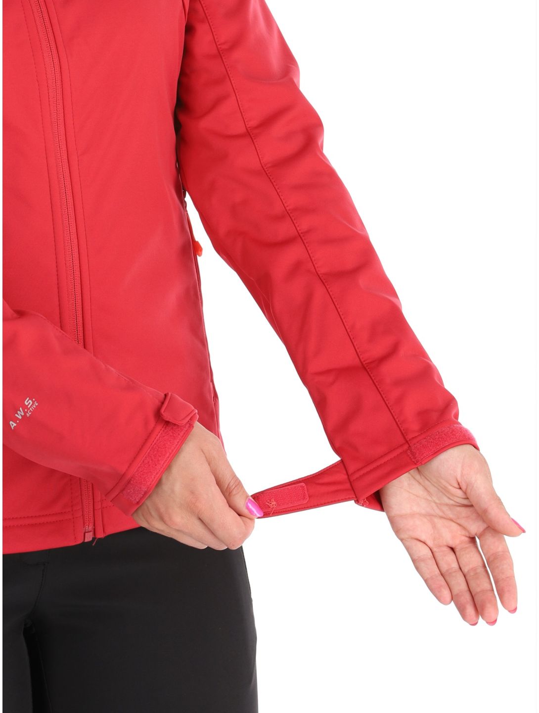 Icepeak, Boise softshell ski jacket women Cranberry red 