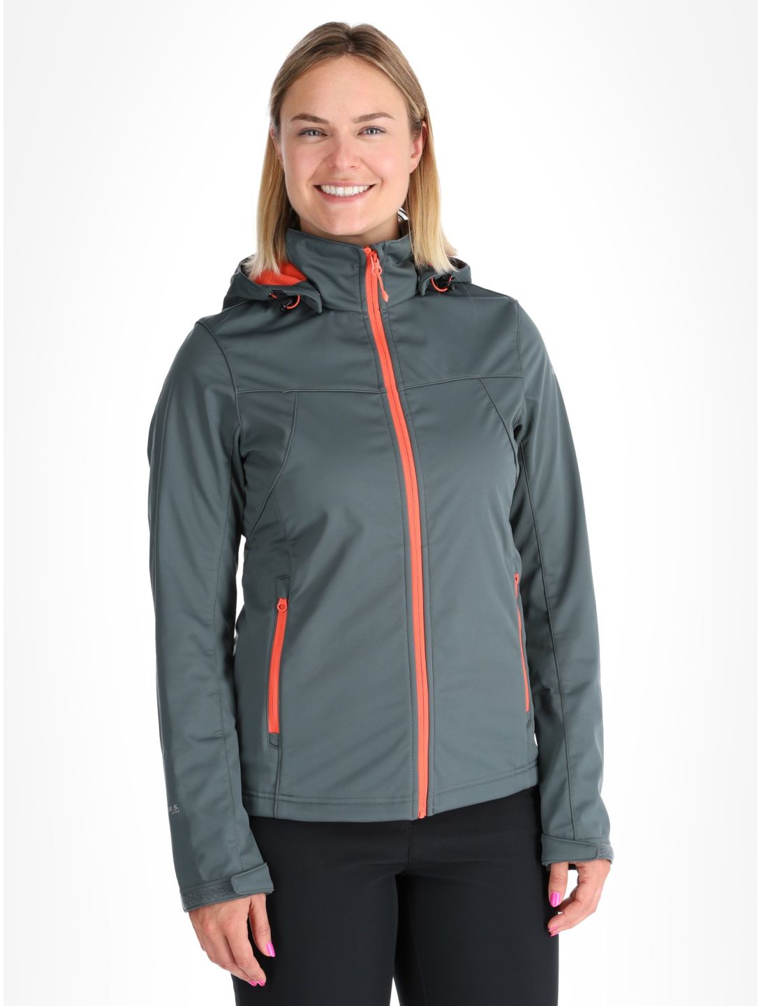 Icepeak, Boise softshell ski jacket women Green green 