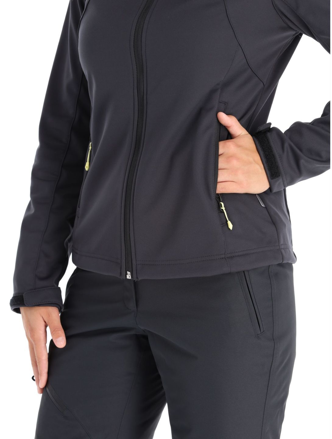 Icepeak, Boise softshell ski jacket women grey 