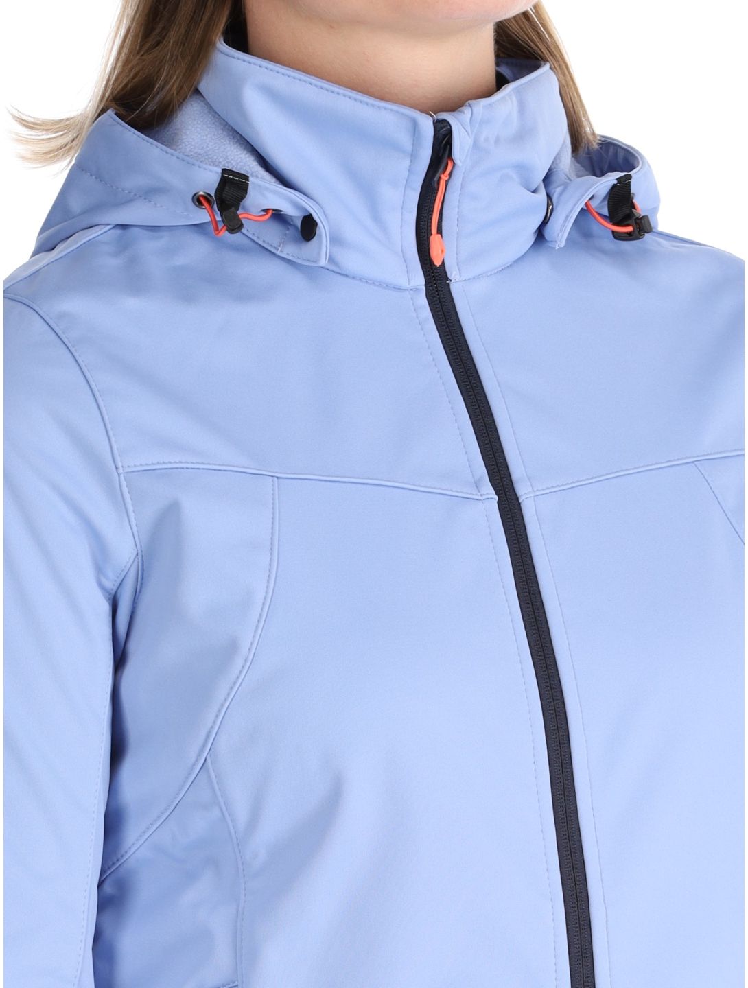 Icepeak, Boise softshell ski jacket women Light Blue blue 