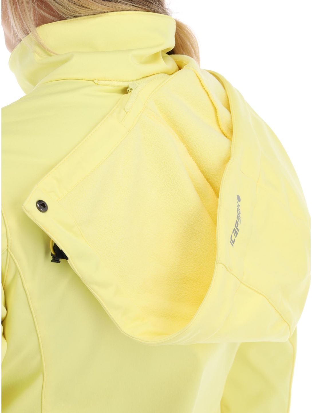 Icepeak, Boise softshell ski jacket women pastel yellow 