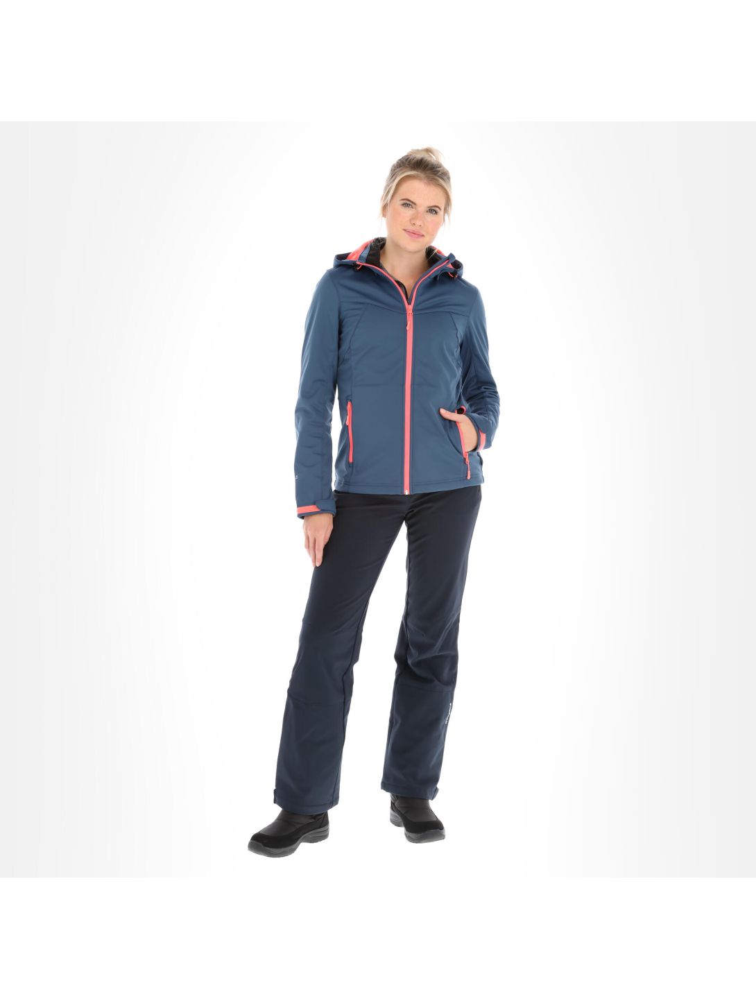 Icepeak, Boise softshell ski jacket women blue