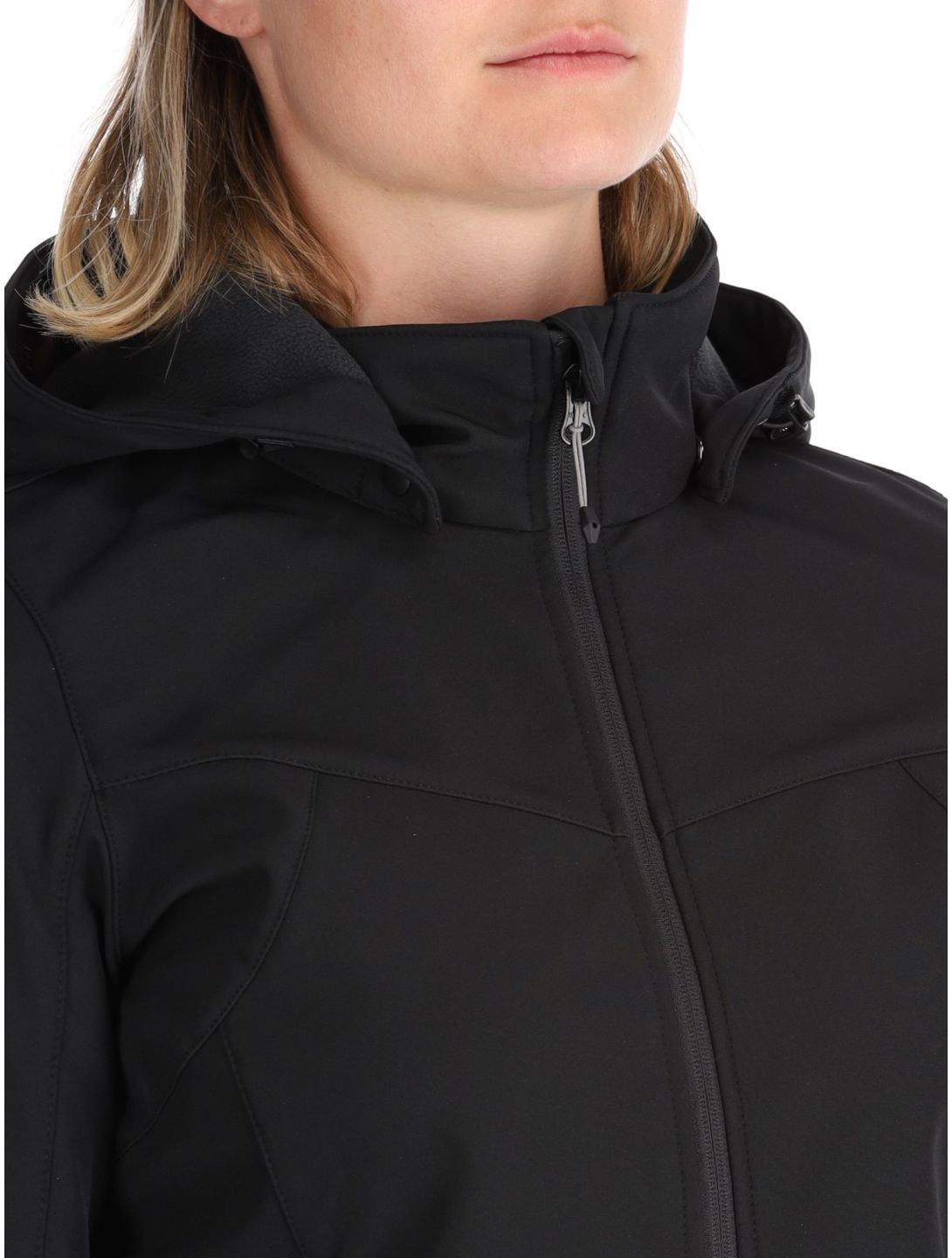 Icepeak, Brenham softshell ski jacket women Basic Black black 