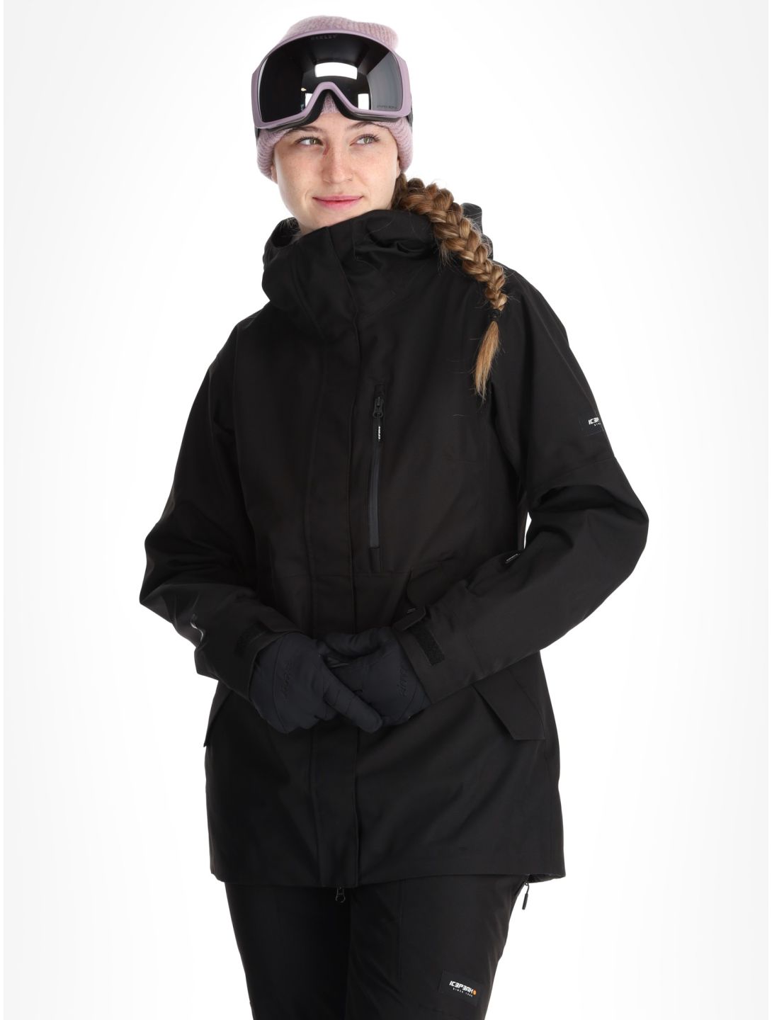 Icepeak, Cabot hardshell ski jacket women Black black 