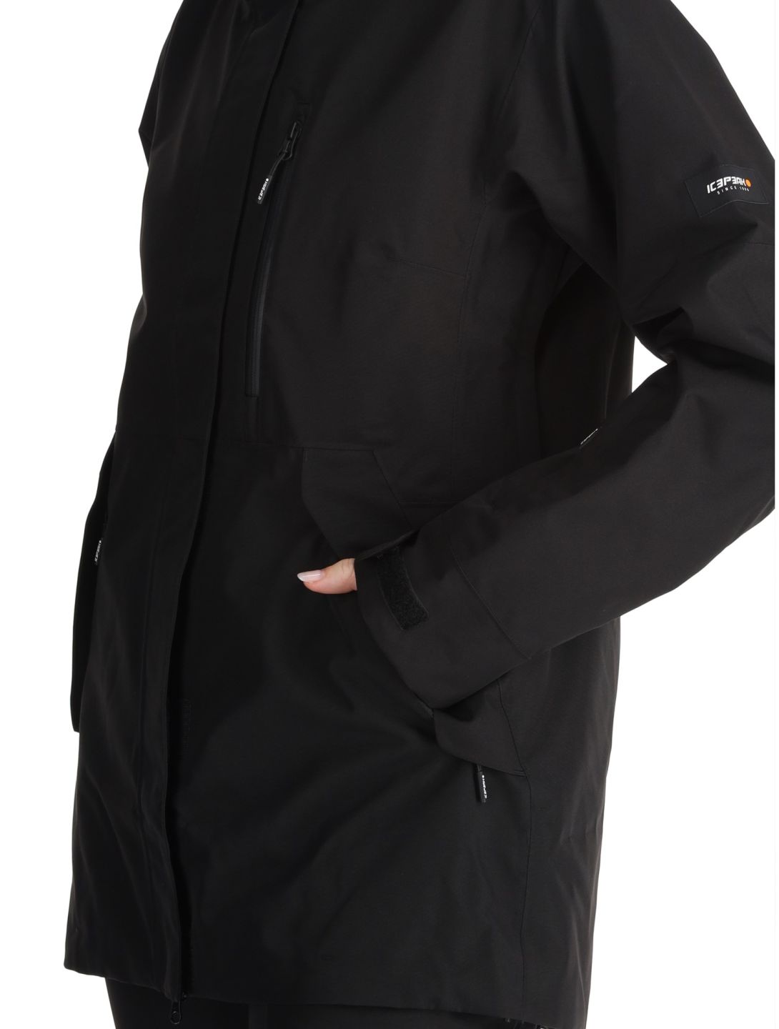 Icepeak, Cabot hardshell ski jacket women Black black 