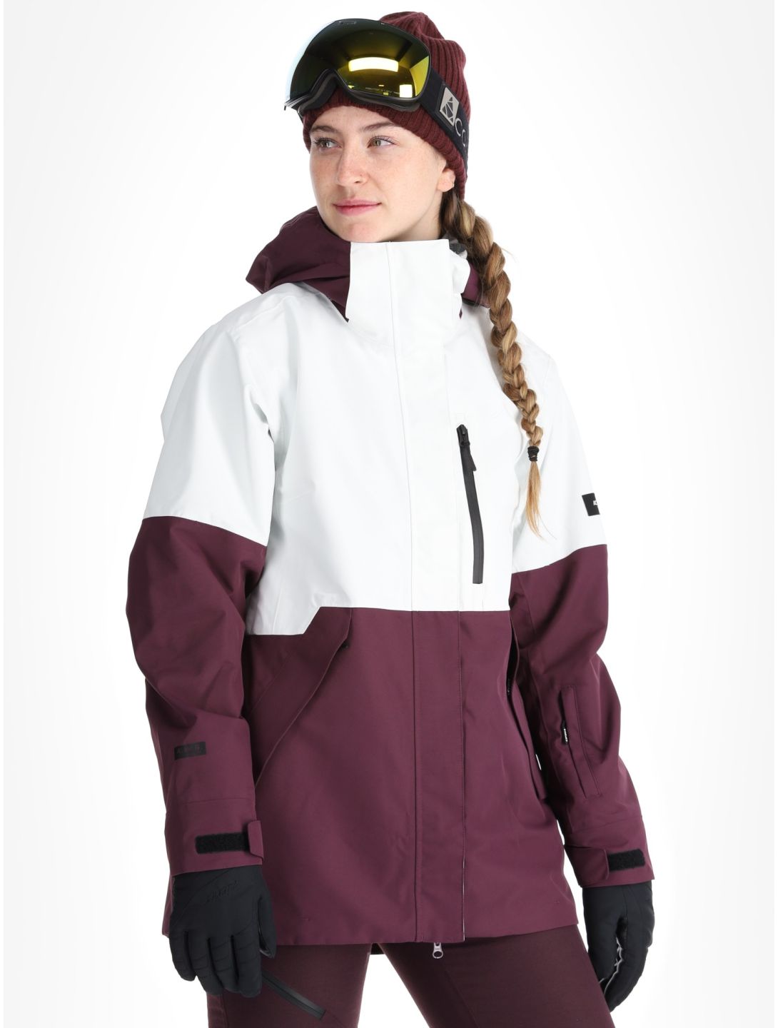 Icepeak, Cabot hardshell ski jacket women Plum purple 