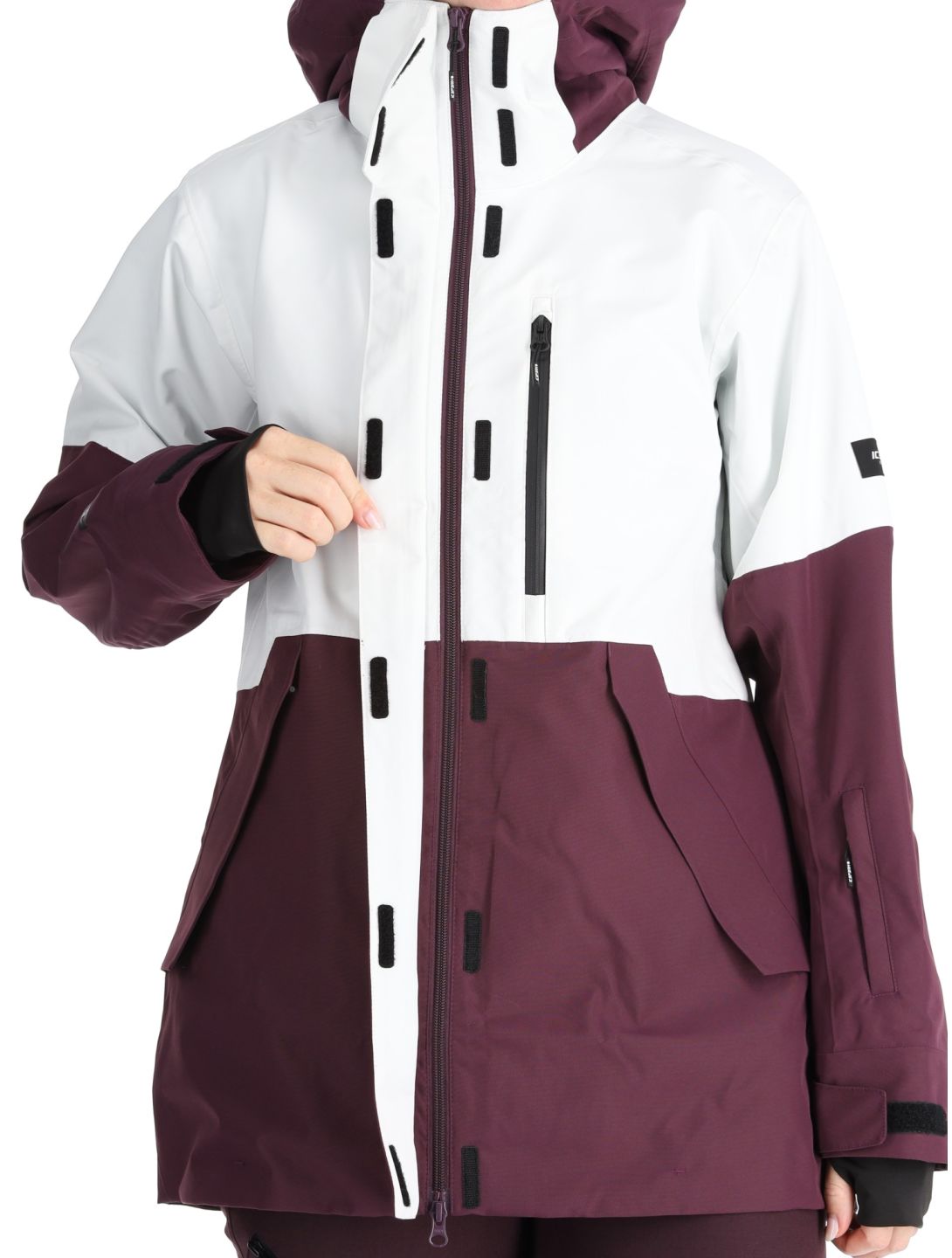 Icepeak, Cabot hardshell ski jacket women Plum purple 