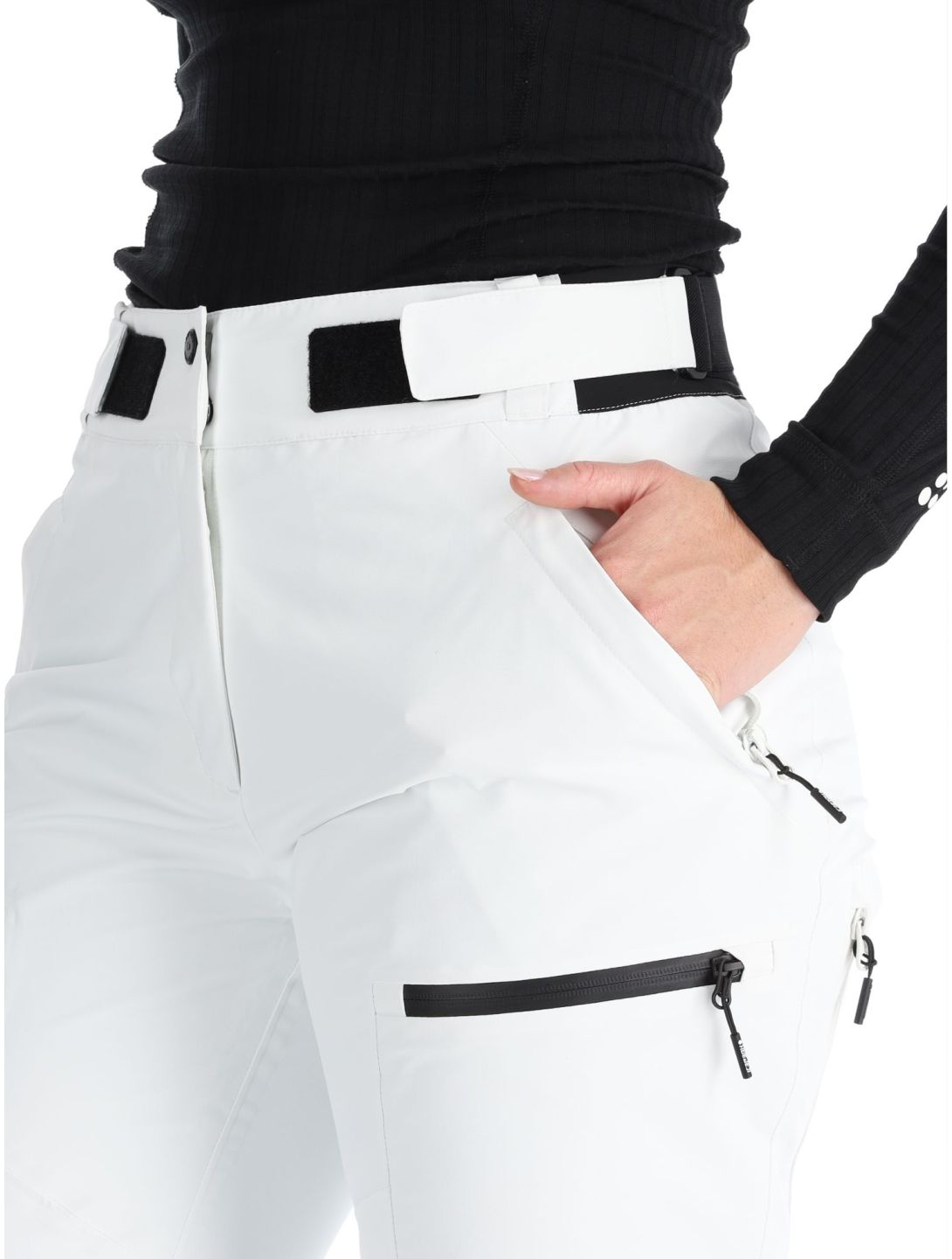 Icepeak, Calau hardshell ski pants women Natural White white 