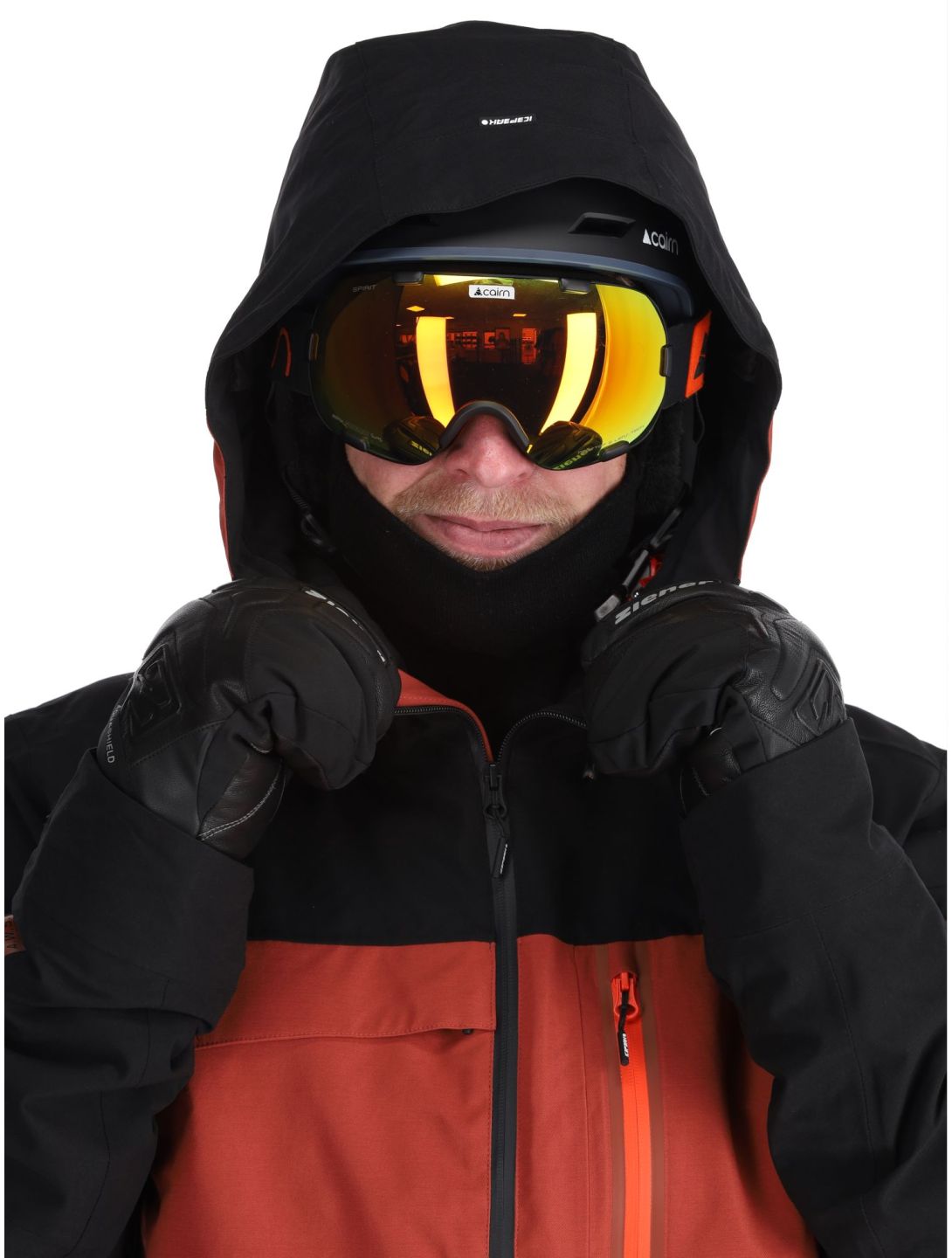 Icepeak, Cale ski jacket men Burned Orange orange 