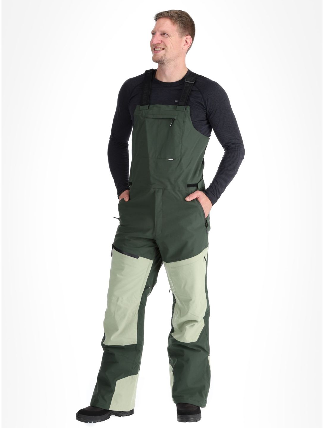 Icepeak, Cambo ski pants men Dark Olive green 