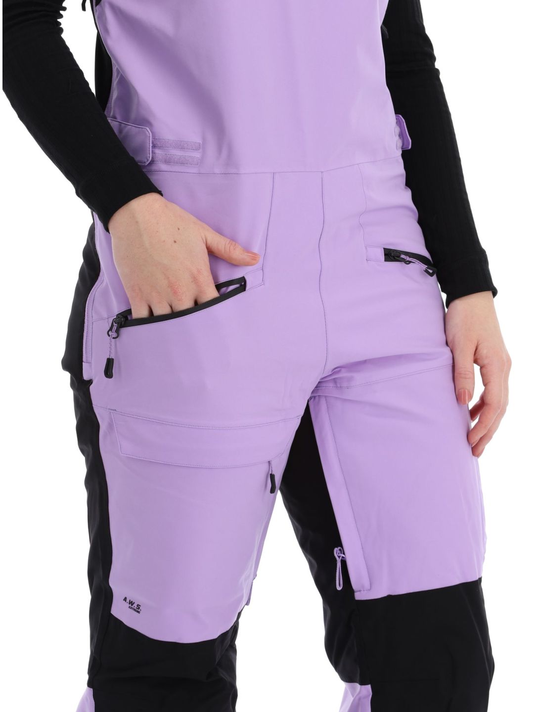 Icepeak, Cantrall ski pants BIB women Lavender purple 