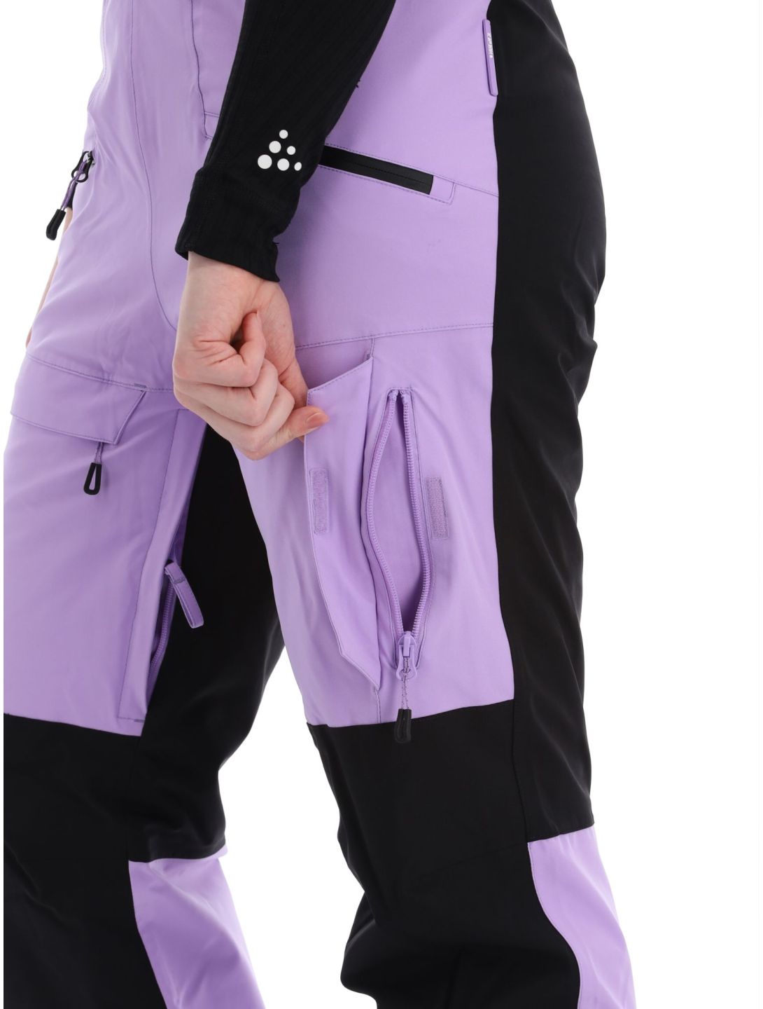 Icepeak, Cantrall ski pants BIB women Lavender purple 