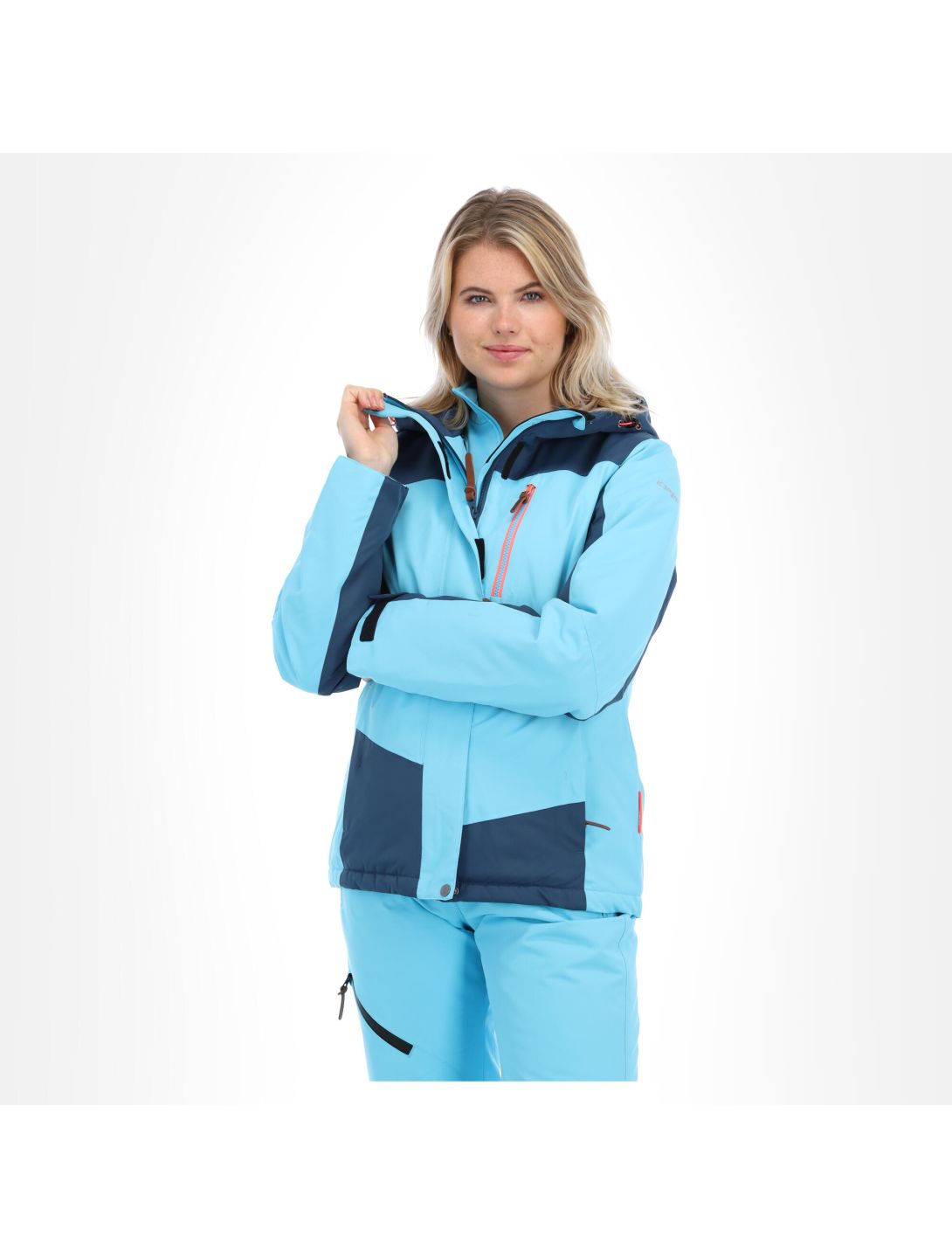 Icepeak, Casena ski jacket women turquoise blue