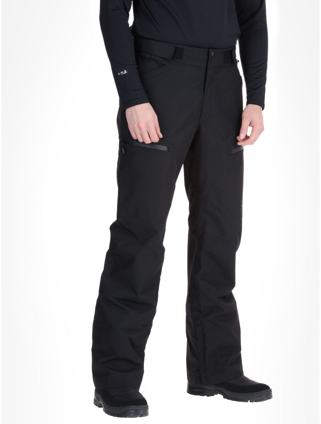 Icepeak, Caspian hardshell ski pants men Black black 