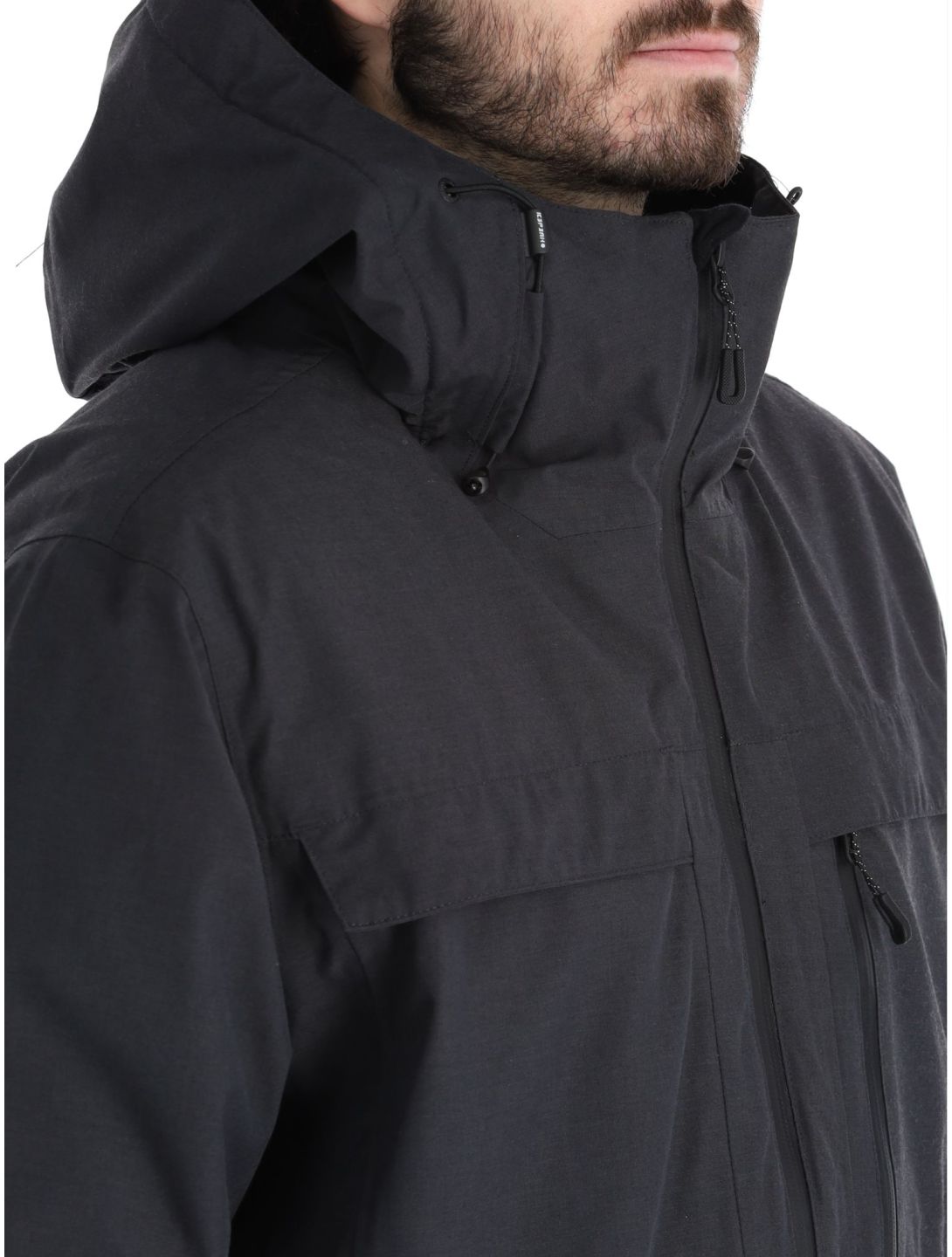 Icepeak, Castres ski jacket men Black black 