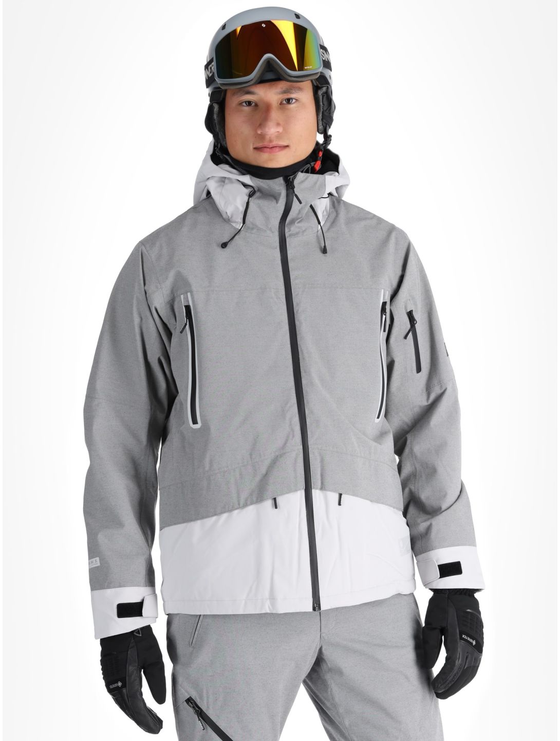 Icepeak, Castres ski jacket men Light Grey grey 