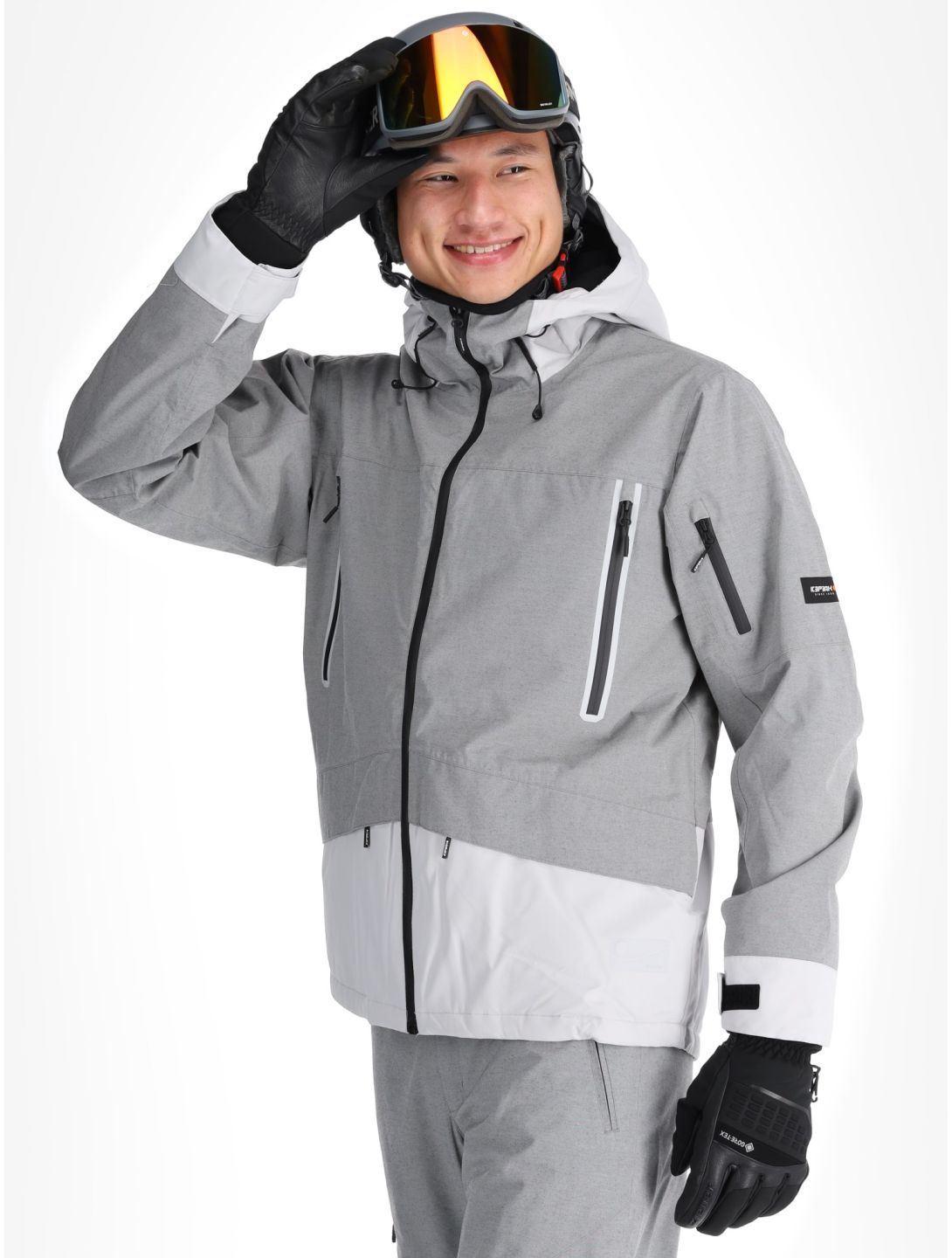 Icepeak, Castres ski jacket men Light Grey grey 