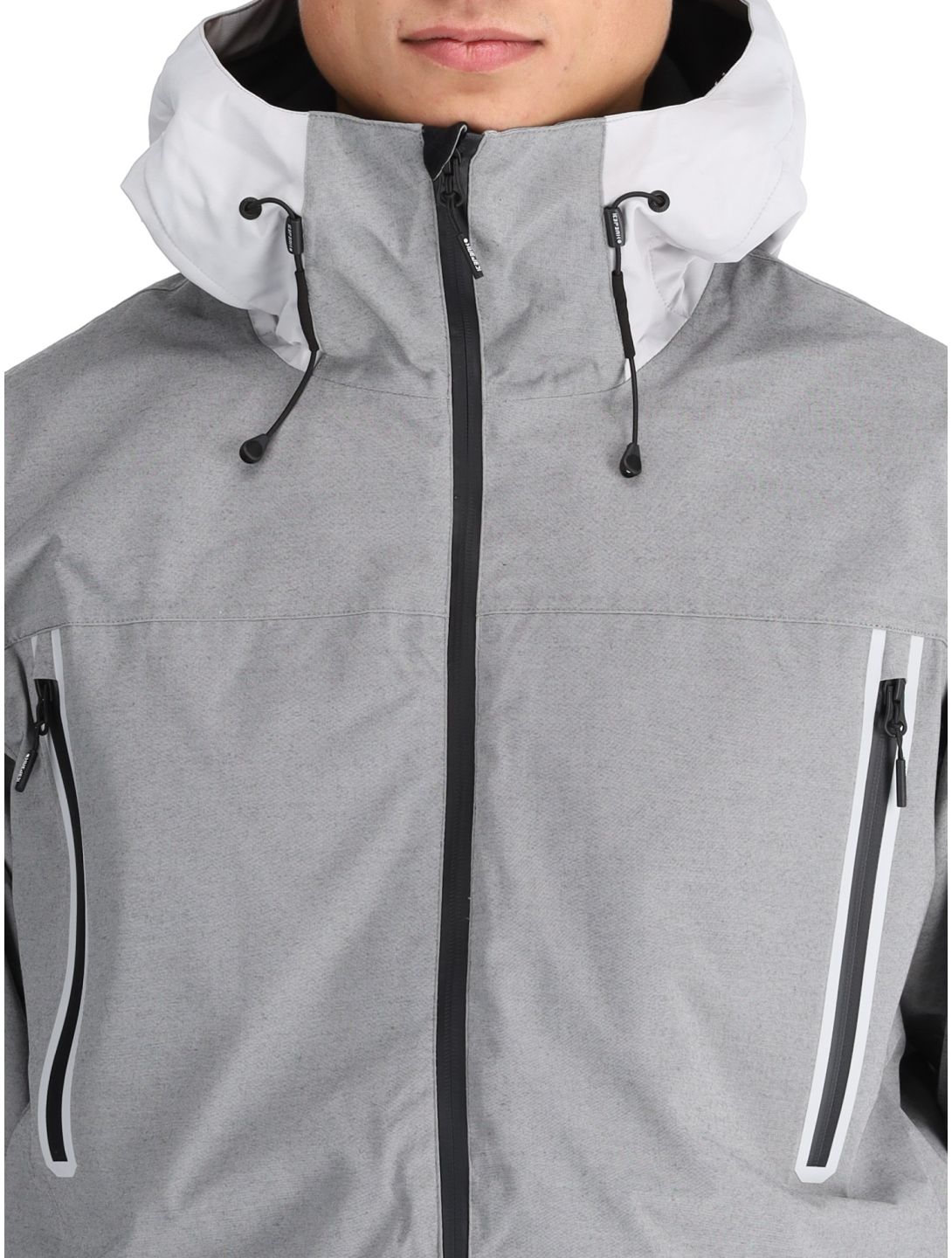 Icepeak, Castres ski jacket men Light Grey grey 