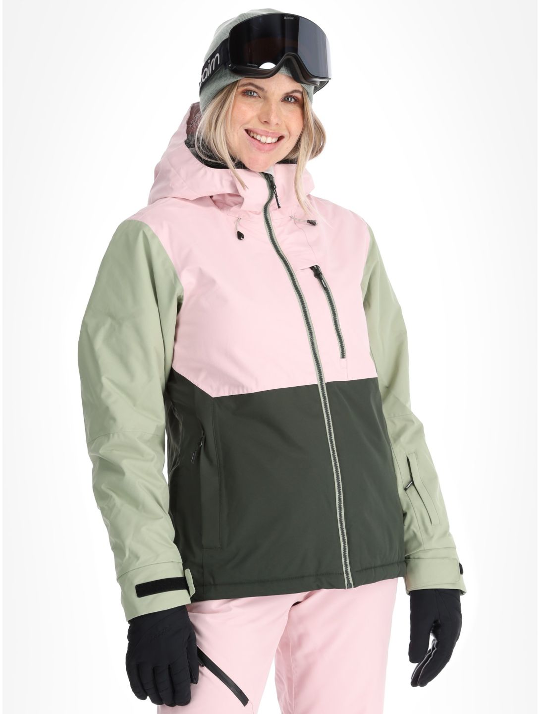 Icepeak, Cathay ski jacket women Asparagus green 