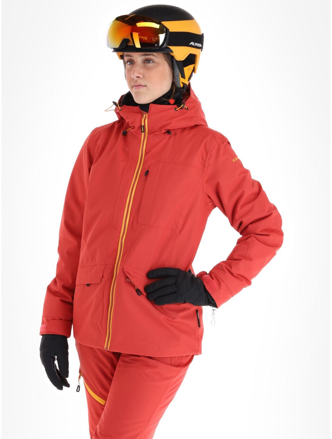 Icepeak, Cathay ski jacket women Cranberry red 