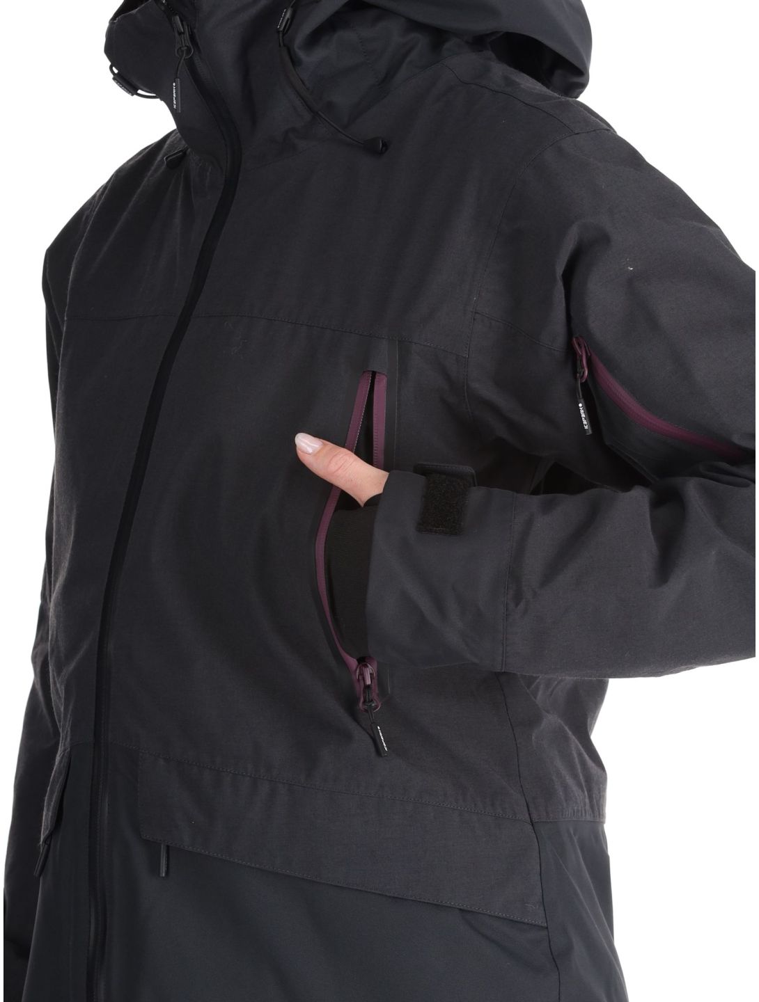 Icepeak, Cavour ski jacket women Anthracite grey 