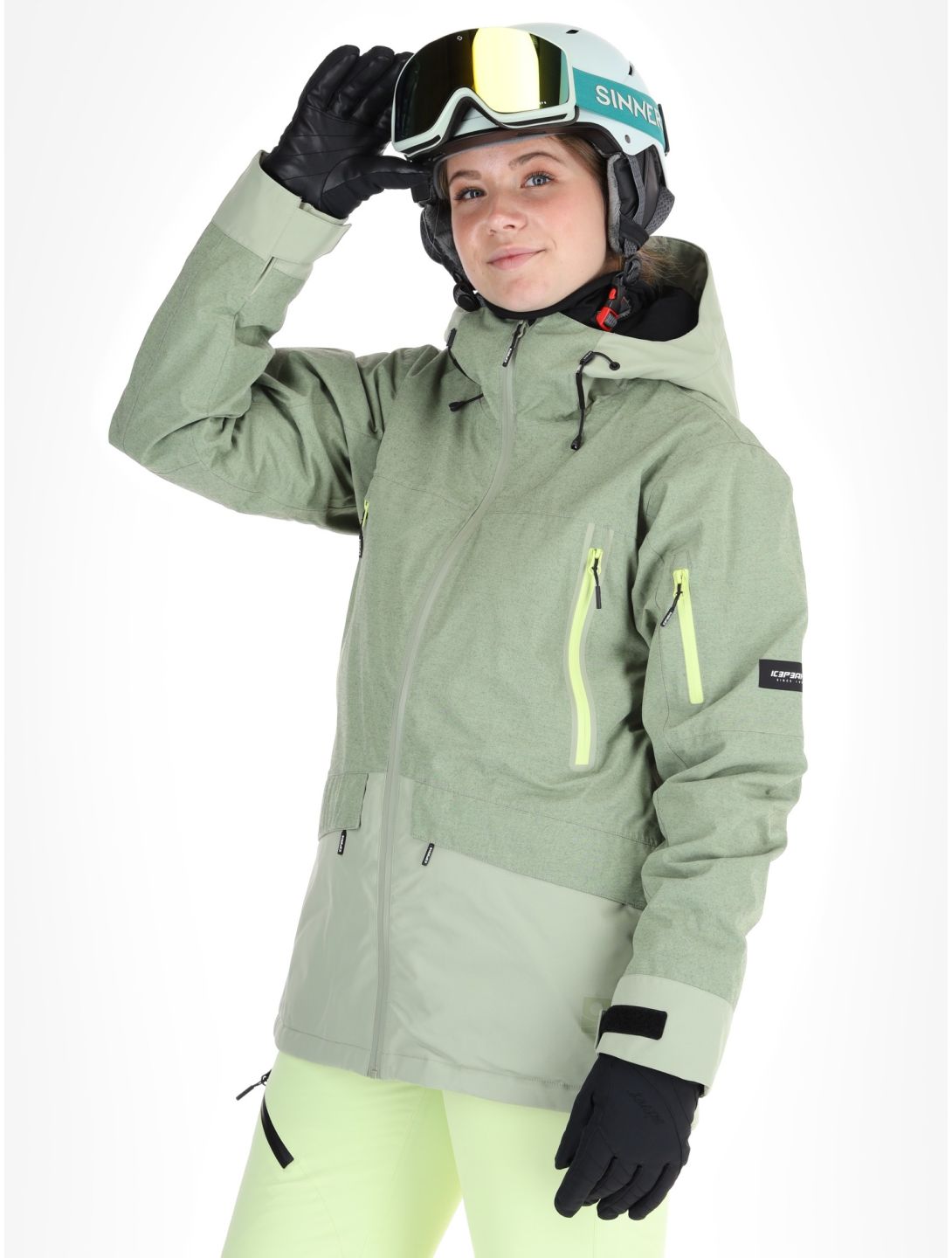 Icepeak, Cavour ski jacket women Asparagus green 