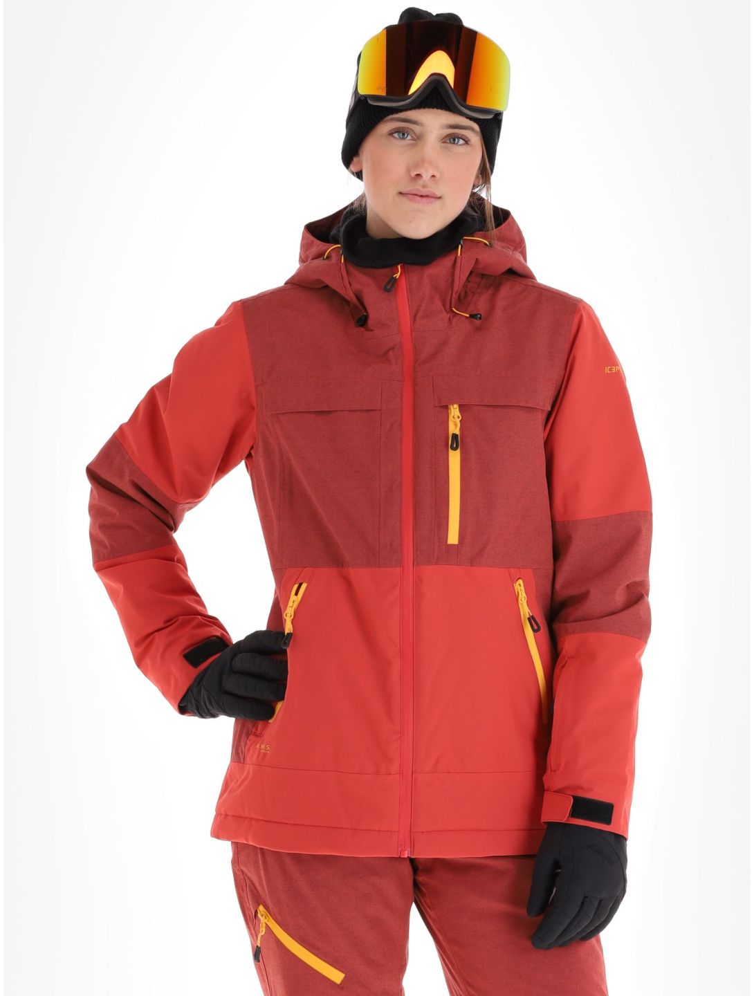 Icepeak, Cavour ski jacket women Cranberry red 