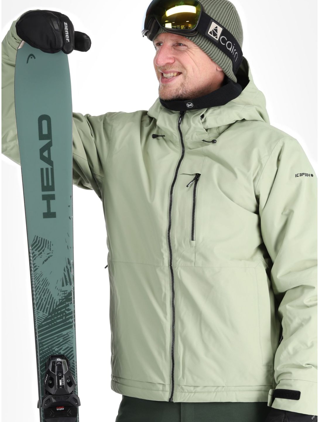 Icepeak, Chester ski jacket men Asparagus green 