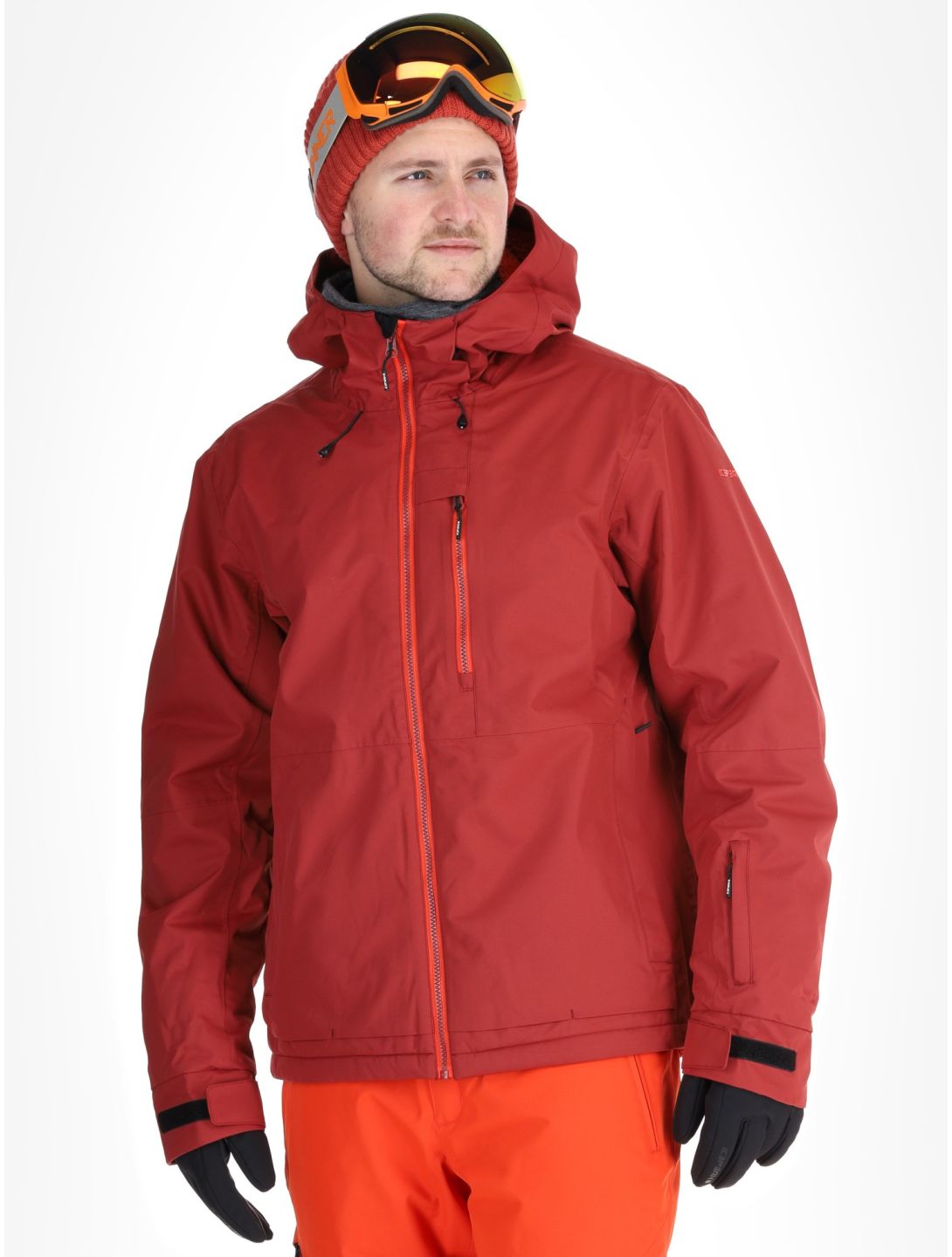 Icepeak, Chester ski jacket men Burned Orange orange 