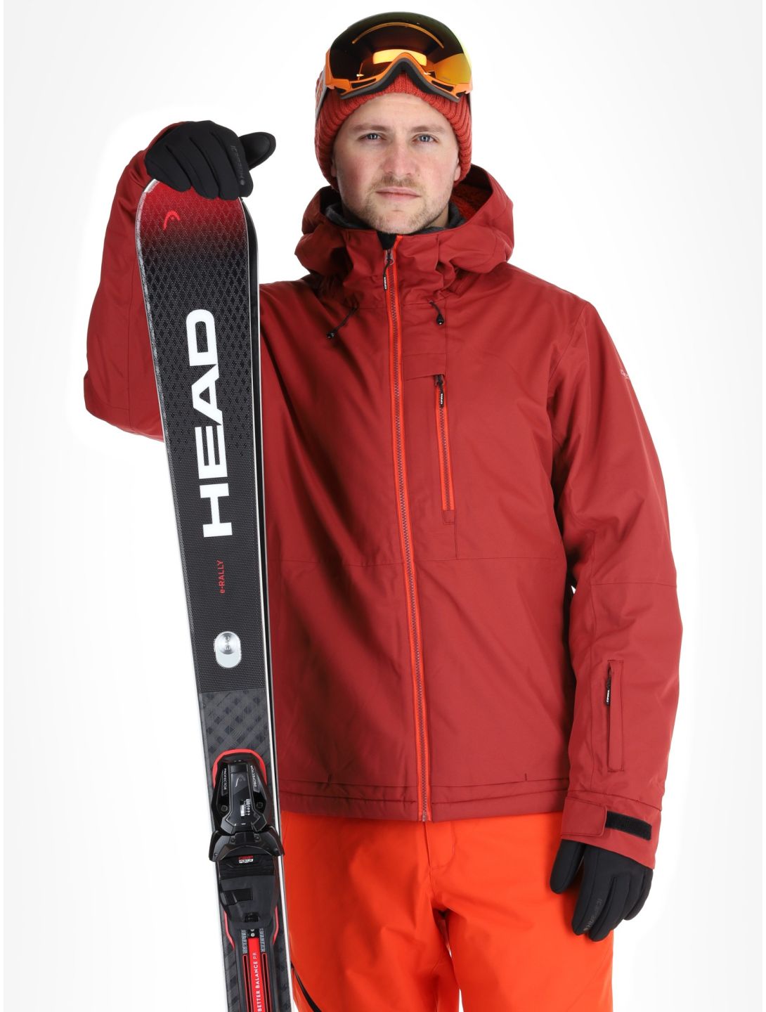 Icepeak, Chester ski jacket men Burned Orange orange 