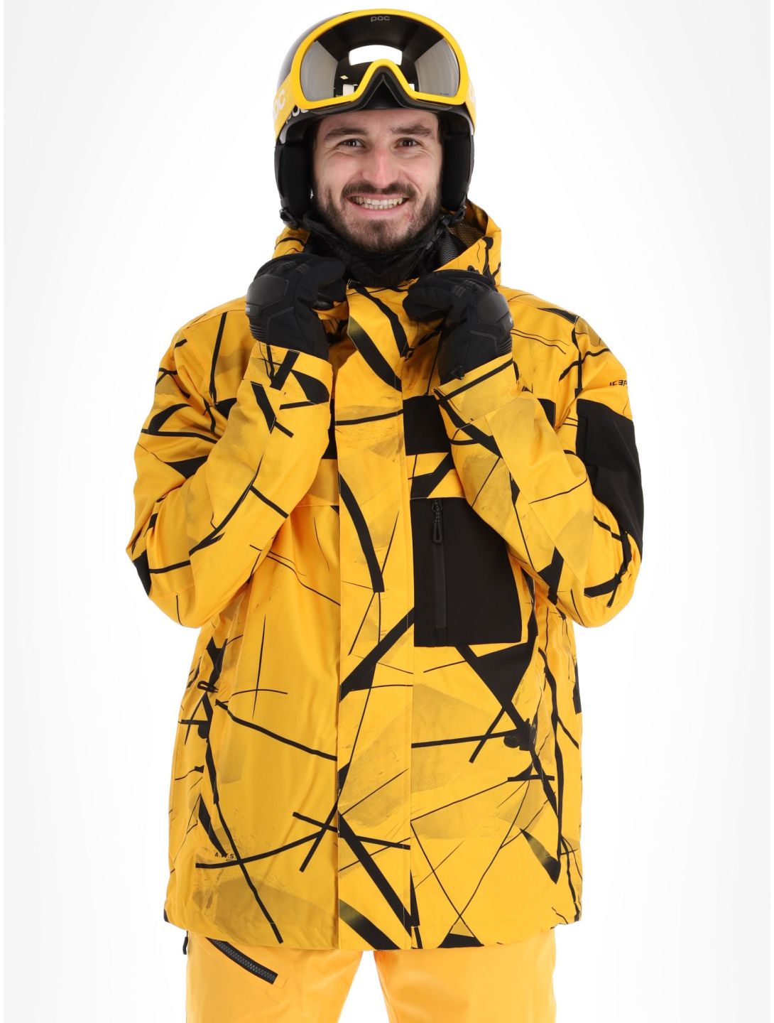 Icepeak, Clymer ski jacket men Yellow yellow 