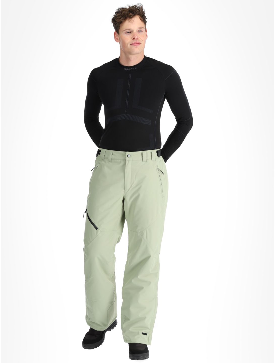 Icepeak, Colman ski pants men Asparagus green 