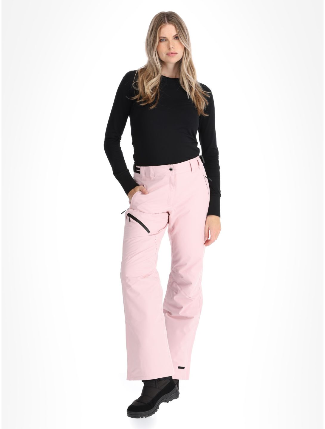 Icepeak, Curlew ski pants women Baby Pink pink 