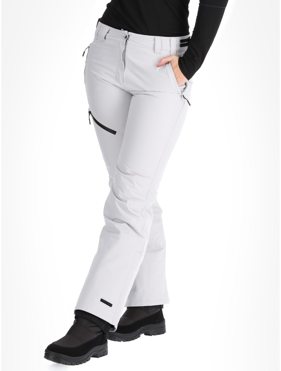 Icepeak, Curlew ski pants women Light Grey grey 