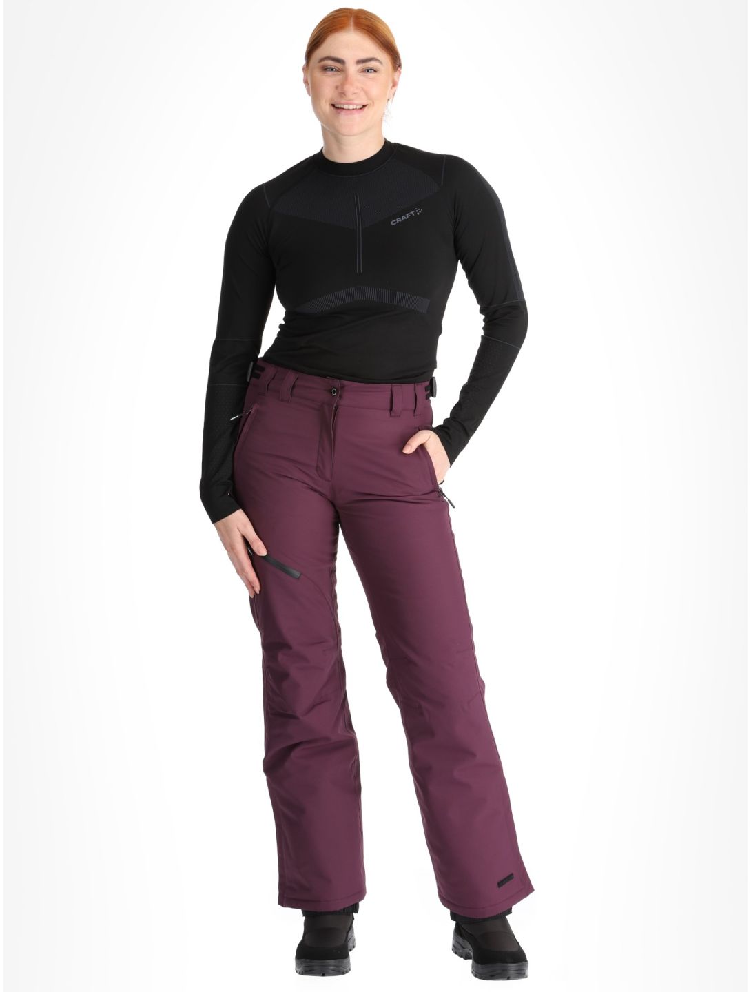 Icepeak, Curlew ski pants women Plum purple 