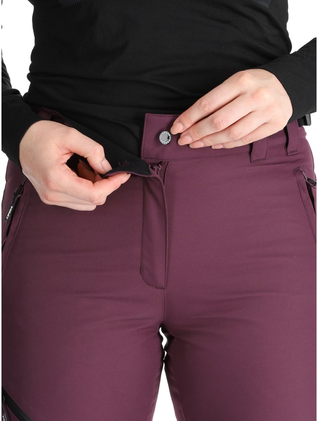 Icepeak, Curlew ski pants women Plum purple 