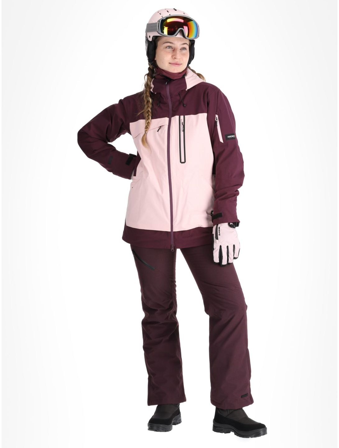 Icepeak, Curran ski jacket women Baby Pink pink 