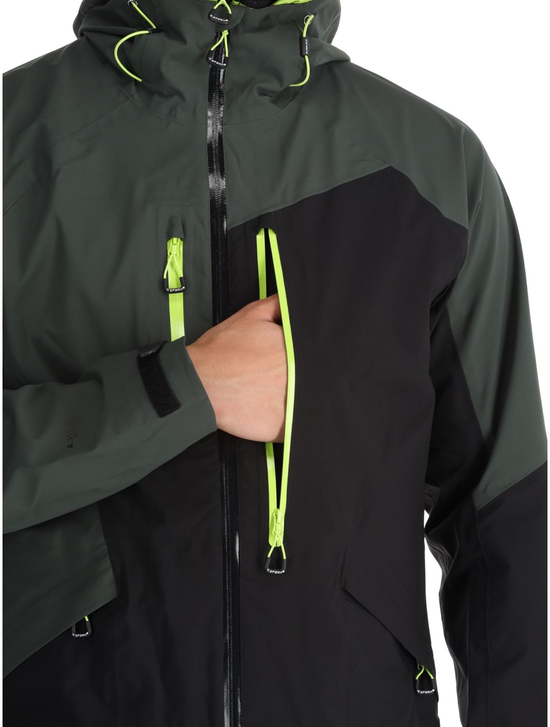 Icepeak, Dalzell hardshell ski jacket men Black black 