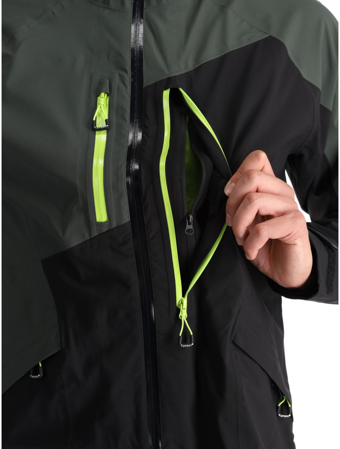 Icepeak, Dalzell hardshell ski jacket men Black black 