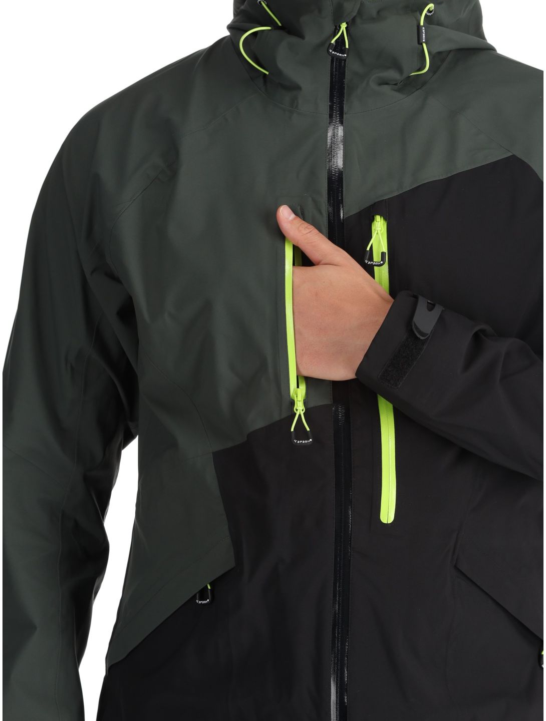 Icepeak, Dalzell hardshell ski jacket men Black black 