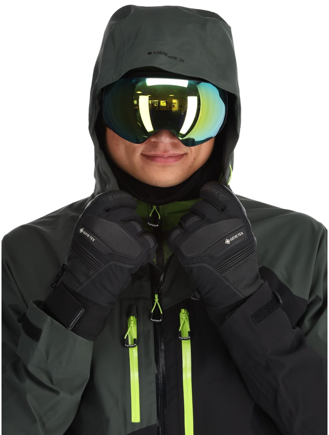 Icepeak, Dalzell hardshell ski jacket men Black black 