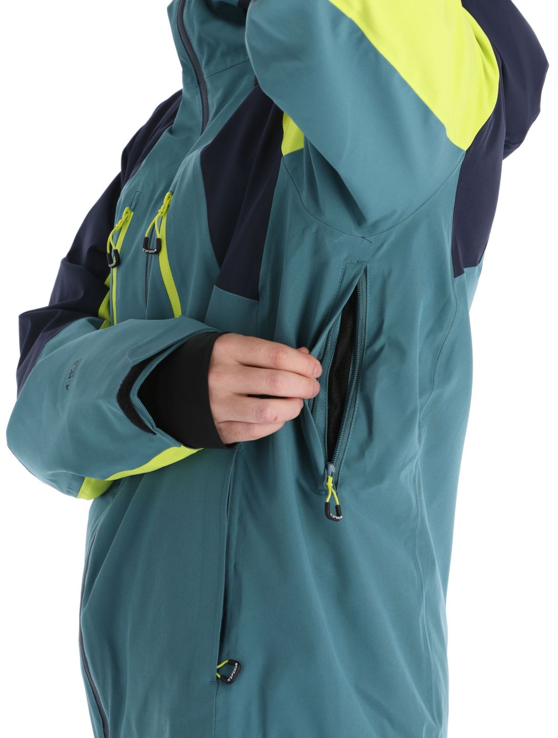 Icepeak, Dassow hardshell ski jacket men Emerald green 