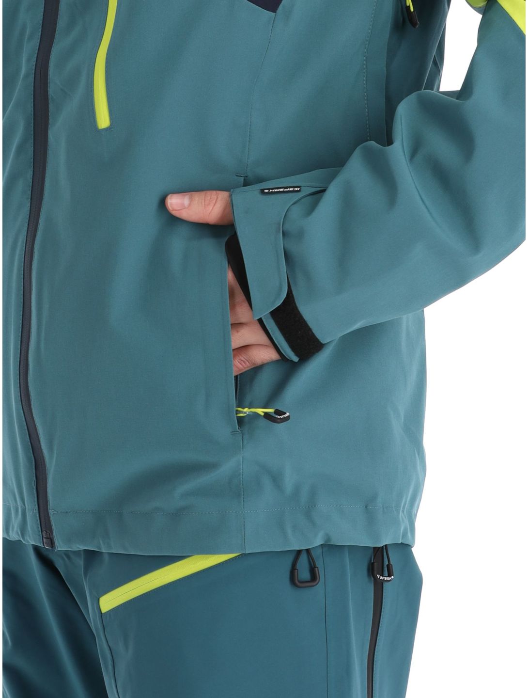 Icepeak, Dassow hardshell ski jacket men Emerald green 