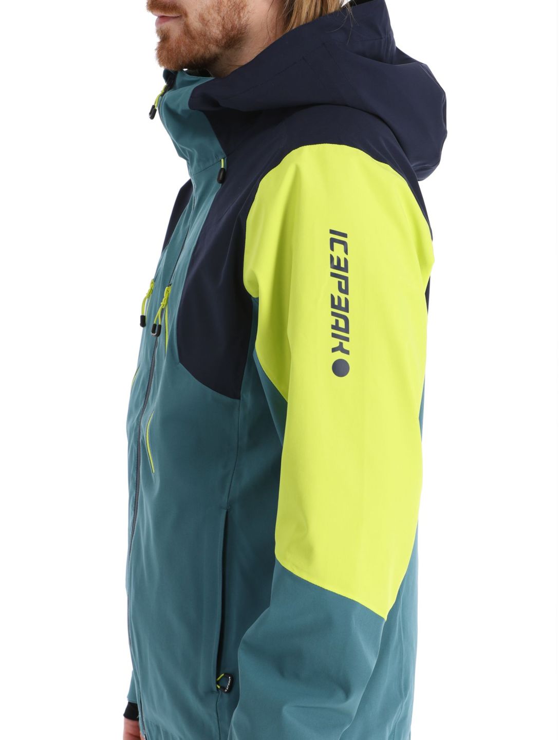 Icepeak, Dassow hardshell ski jacket men Emerald green 