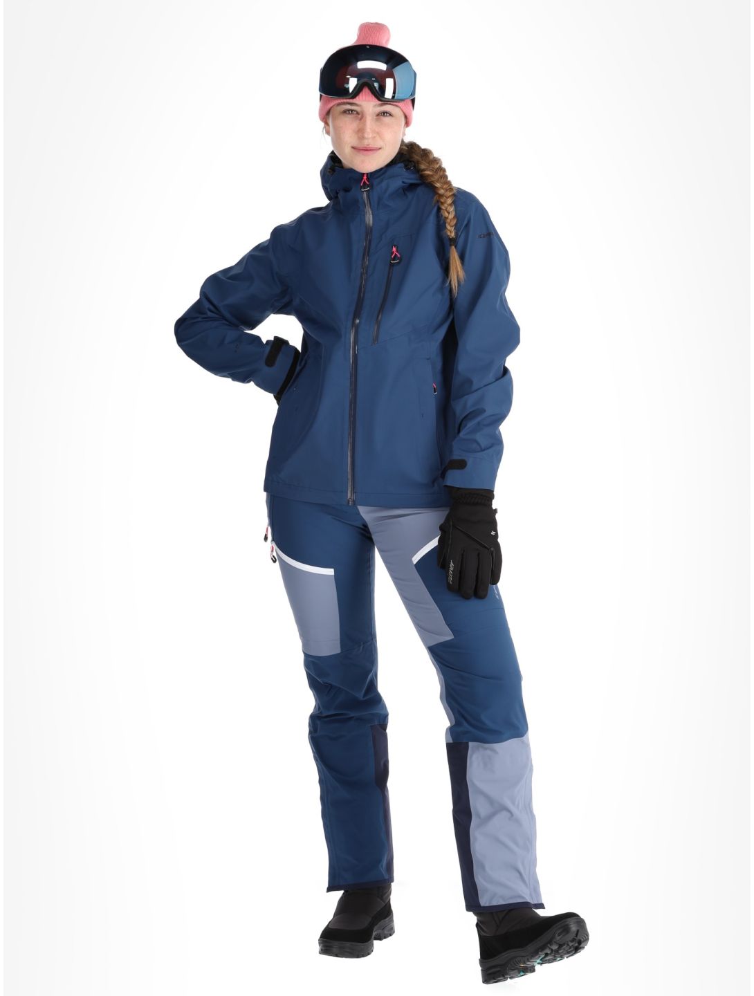 Icepeak, Deblois hardshell ski jacket women Navy Blue blue 