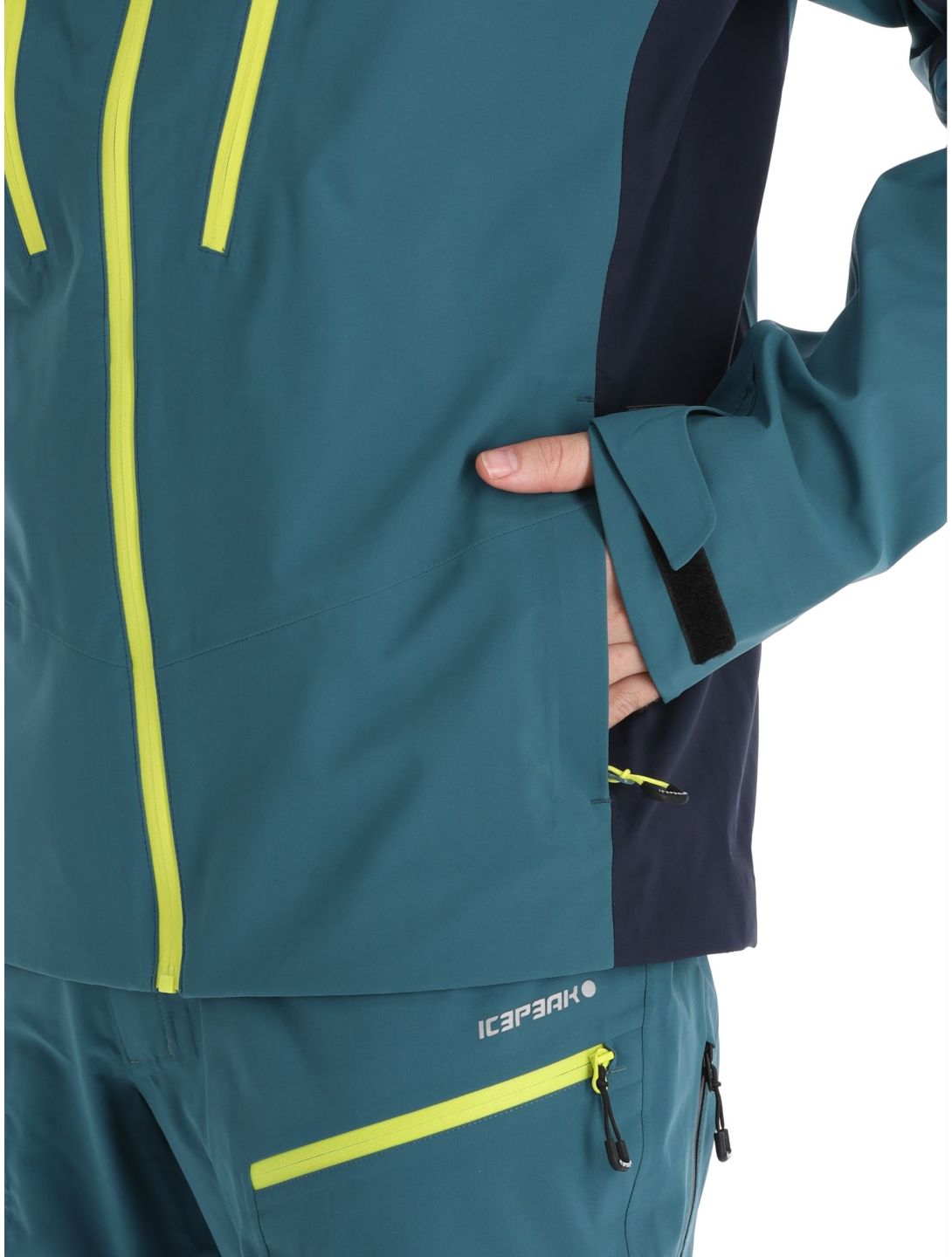 Icepeak, Decatur hardshell ski jacket men Emerald green 